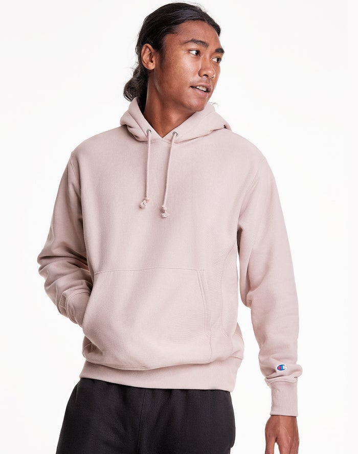 Champion Mens Hoodie NZ - Reverse Weave® Beige ( 1938-GIPSX )